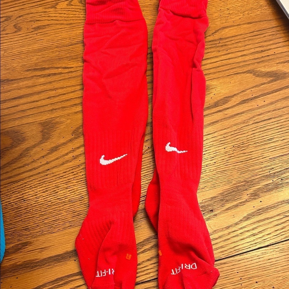 Nike Kids Red Crew Socks